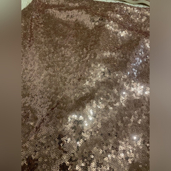 Catherine trifiletti pink sequin skirt and crop set bottoms small top medium - Picture 3 of 8